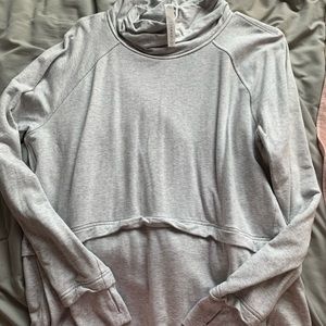Lululemon grey collard sweatshirt